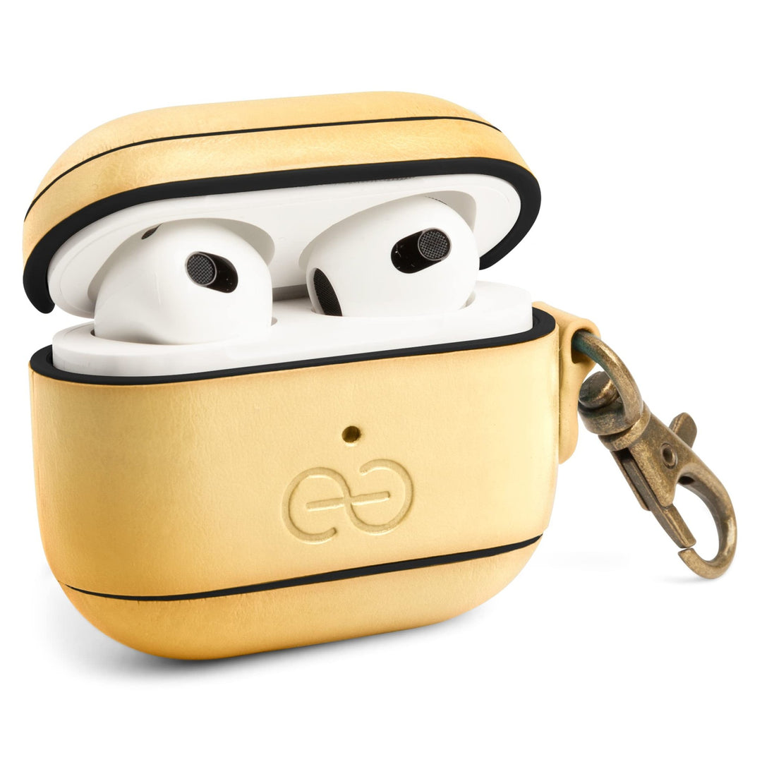 Dreem Luxe Vegan AirPods Case & Keychain - Coffee - DOKUTRONIX