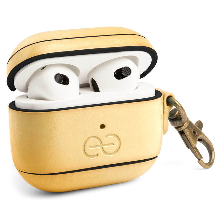 Dreem Luxe Vegan AirPods Case & Keychain - Coffee - DOKUTRONIX