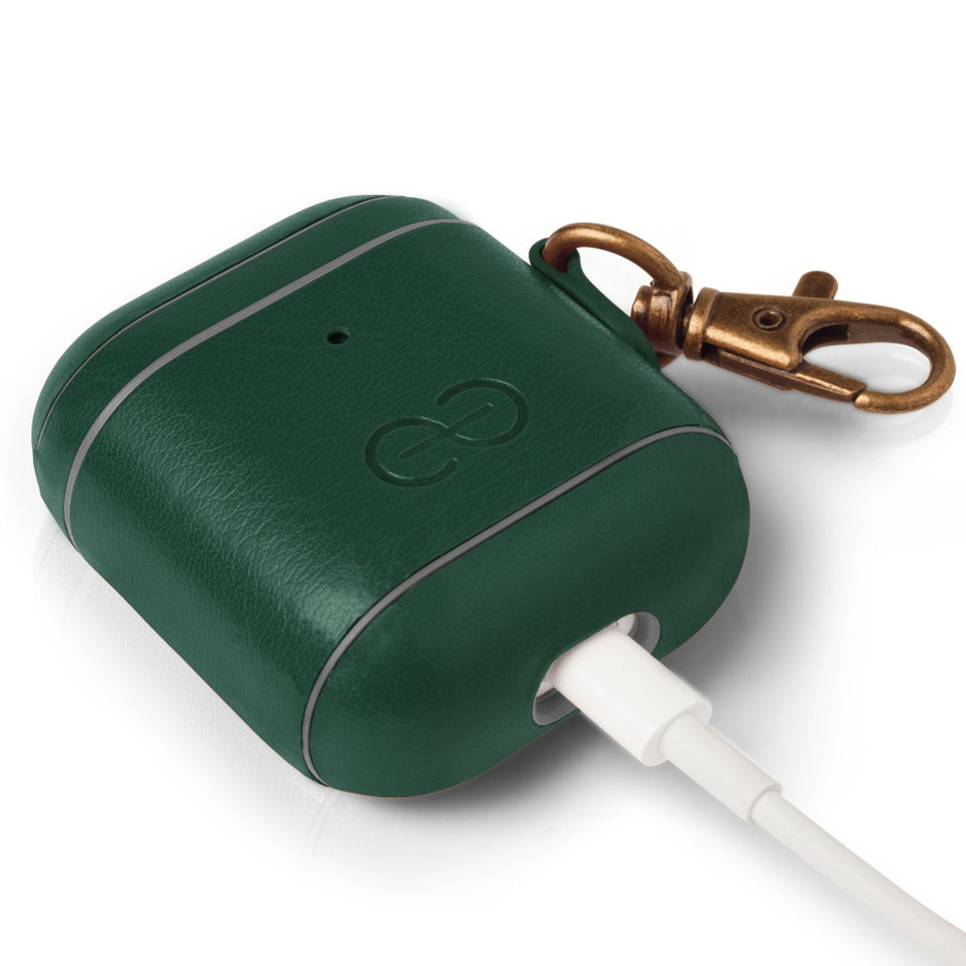 Dreem Luxe Vegan AirPods Case & Keychain - Coffee - DOKUTRONIX