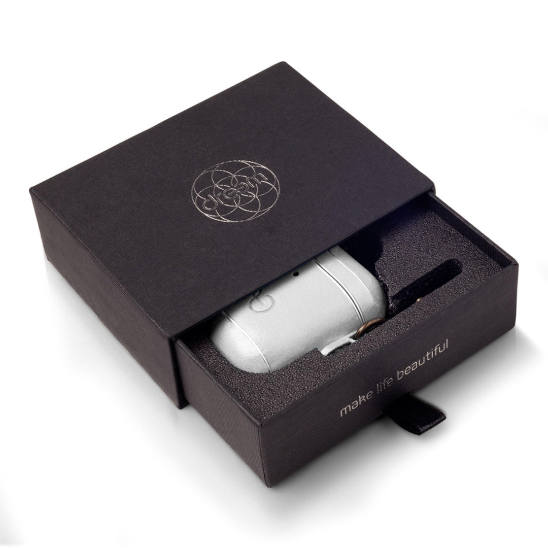 Dreem Luxe Vegan AirPods Case & Keychain - Coffee - DOKUTRONIX