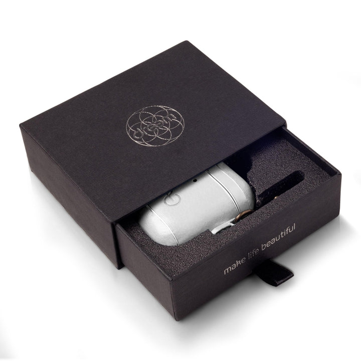 Dreem Luxe Vegan AirPods Case & Keychain - Coffee - DOKUTRONIX