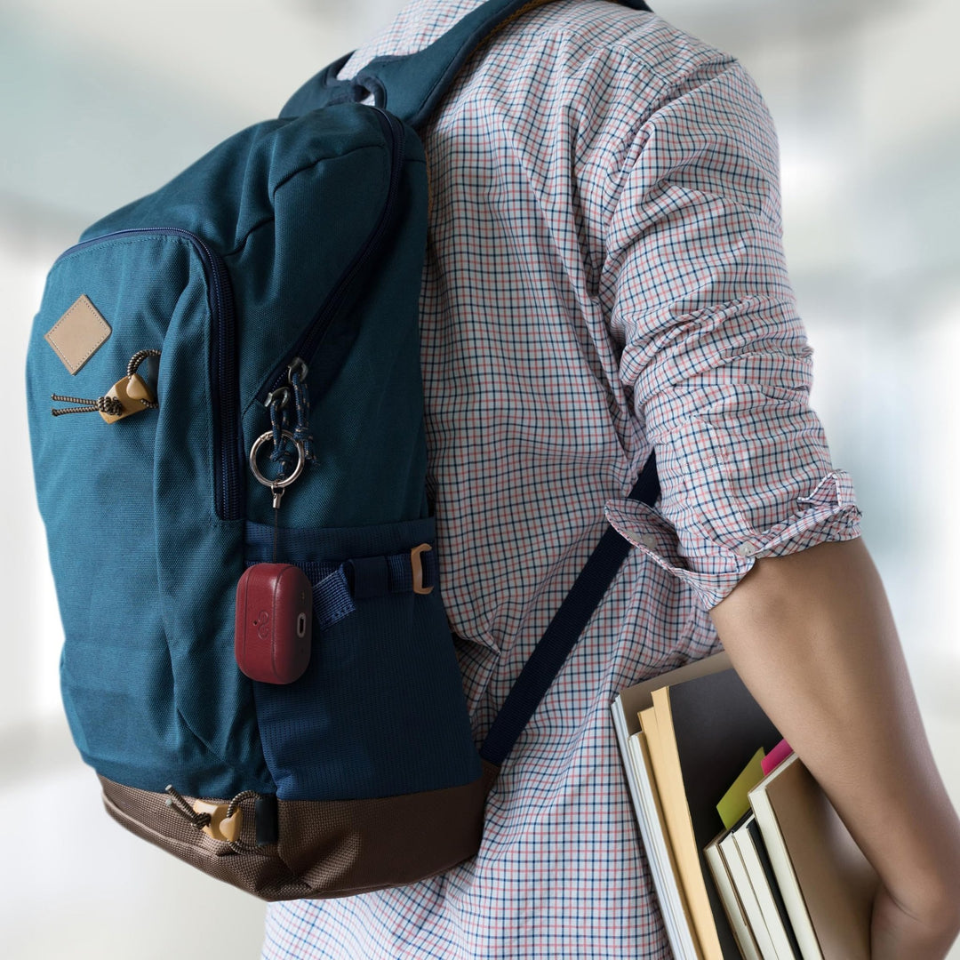 Dreem Luxe Vegan AirPods Case & Keychain - Coffee - DOKUTRONIX