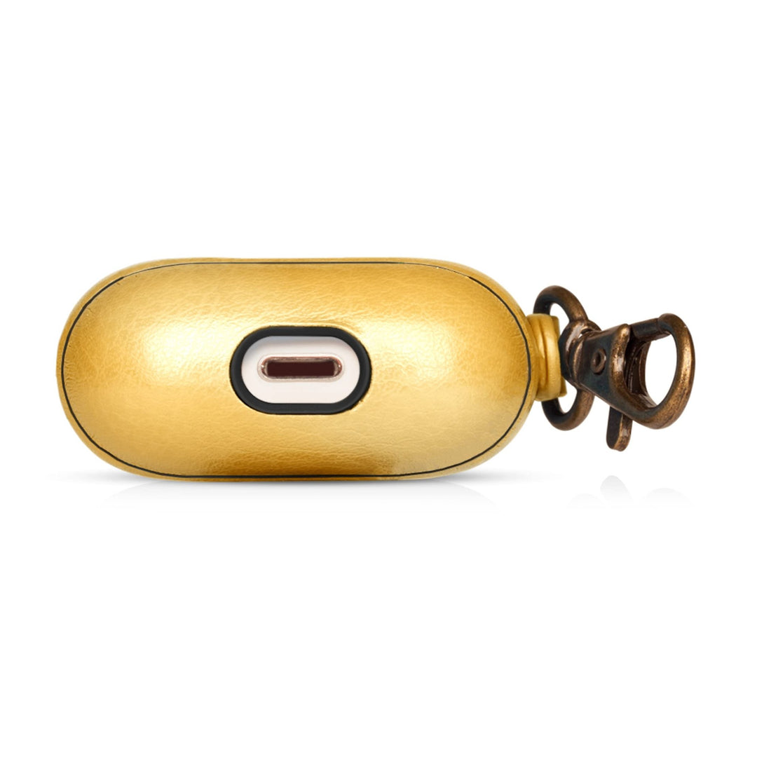 Dreem Luxe Vegan AirPods Case & Keychain - Coffee - DOKUTRONIX