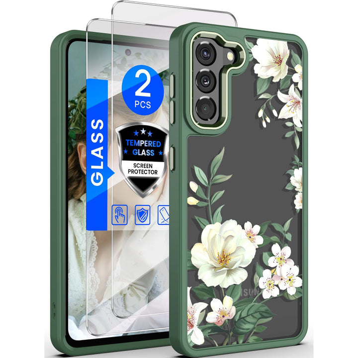 Floral Guard: Samsung Galaxy S21 5G Case - DOKUTRONIX