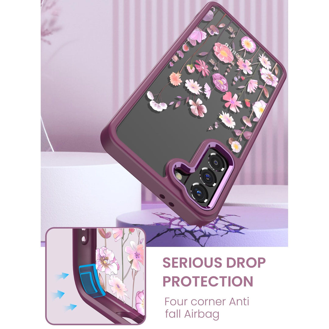 Floral Guard: Samsung Galaxy S21 5G Case - DOKUTRONIX