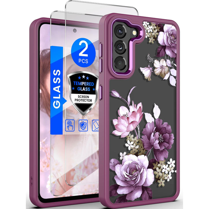 Floral Guard: Samsung Galaxy S21 5G Case - DOKUTRONIX