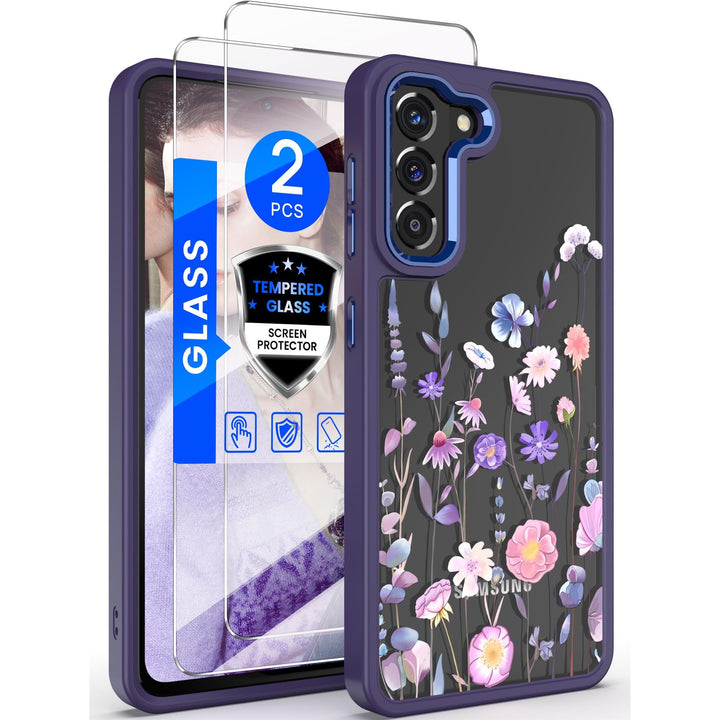 Floral Guard: Samsung Galaxy S21 5G Case - DOKUTRONIX