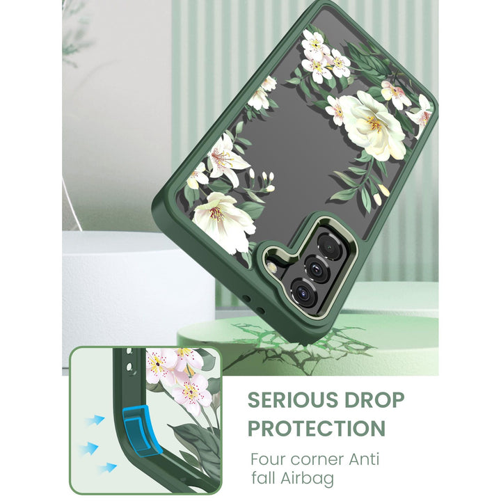 Floral Guard: Samsung Galaxy S21 5G Case - DOKUTRONIX