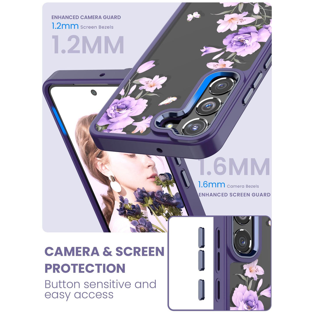 Floral Guard: Samsung Galaxy S21 5G Case - DOKUTRONIX