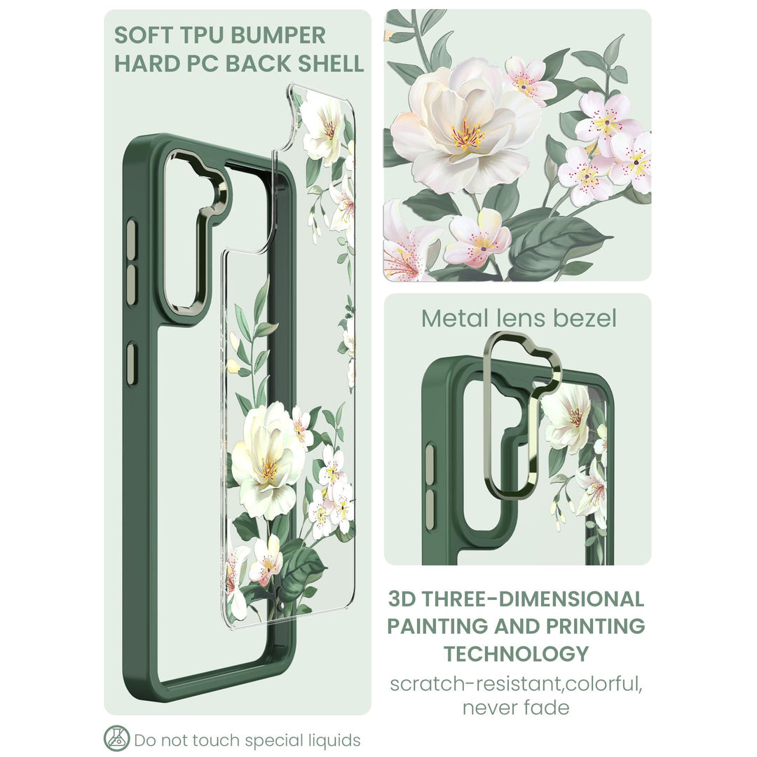 Floral Guard: Samsung Galaxy S21 5G Case - DOKUTRONIX