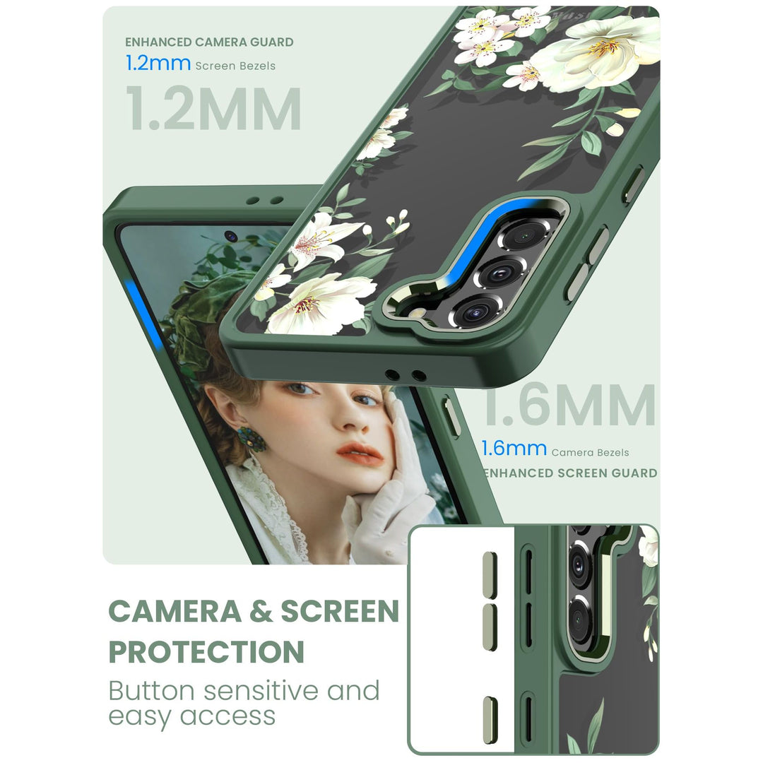 Floral Guard: Samsung Galaxy S21 5G Case - DOKUTRONIX