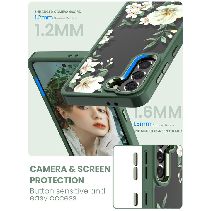 Floral Guard: Samsung Galaxy S21 5G Case - DOKUTRONIX