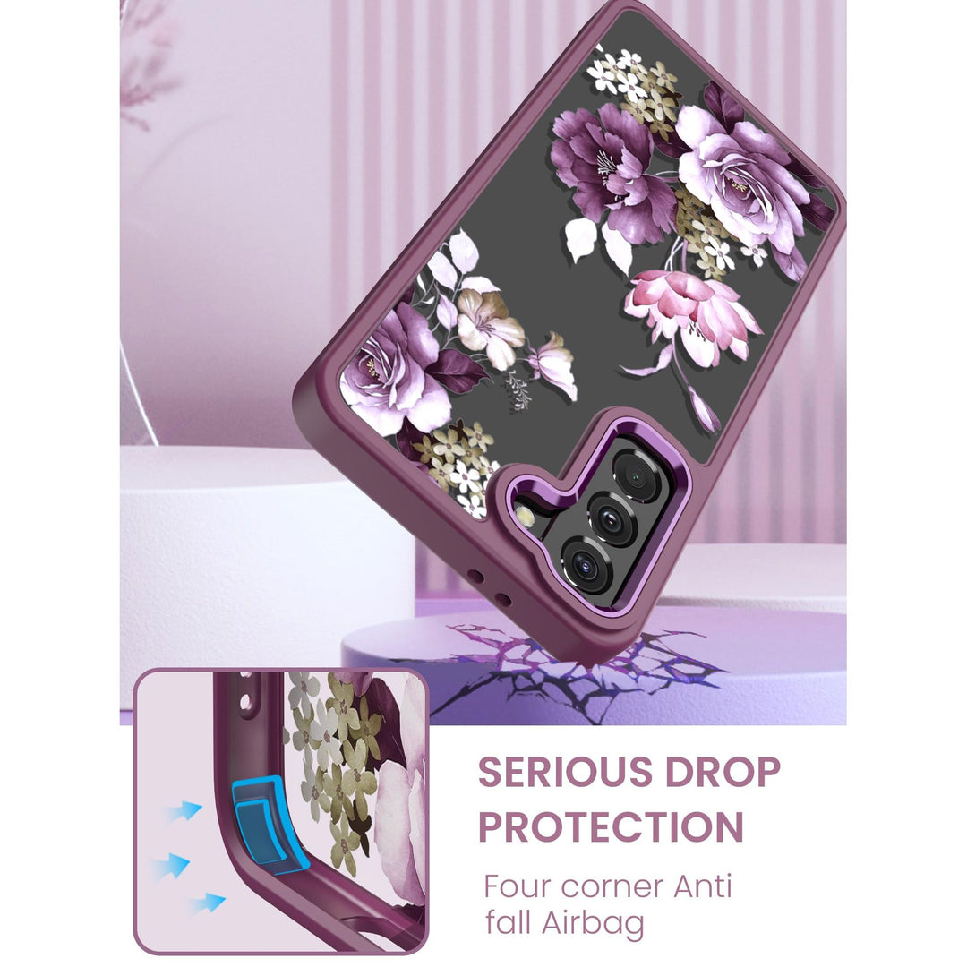 Floral Guard: Samsung Galaxy S21 5G Case - DOKUTRONIX