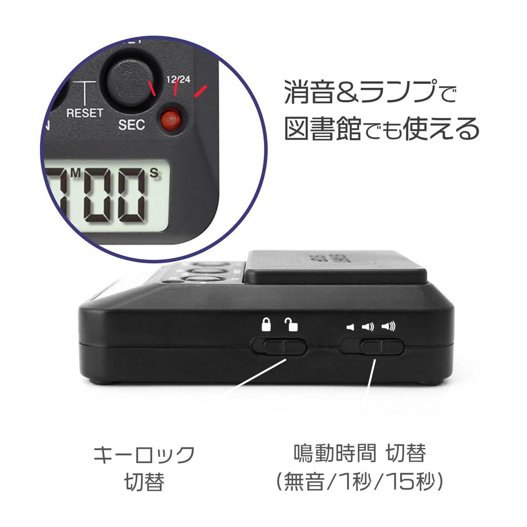 Dretec Study Timer: Countdown with Large Button - DOKUTRONIX