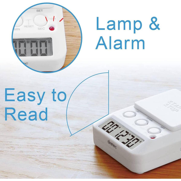 Dretec Study Timer: Countdown with Large Button - DOKUTRONIX
