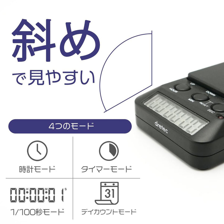 Dretec Study Timer: Countdown with Large Button - DOKUTRONIX