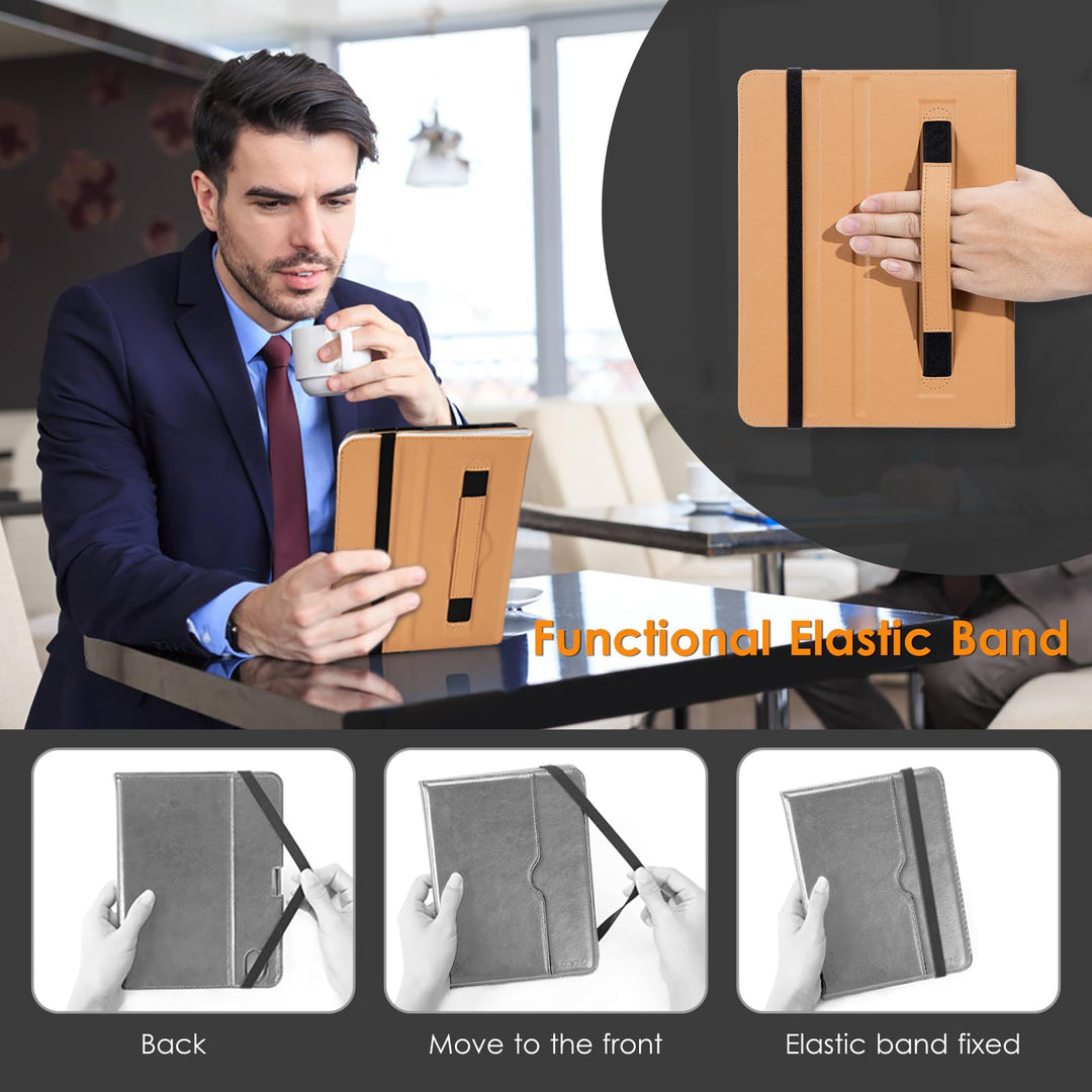 DTTO Luxe Folio Case for iPad Mini 7/6 - White - DOKUTRONIX