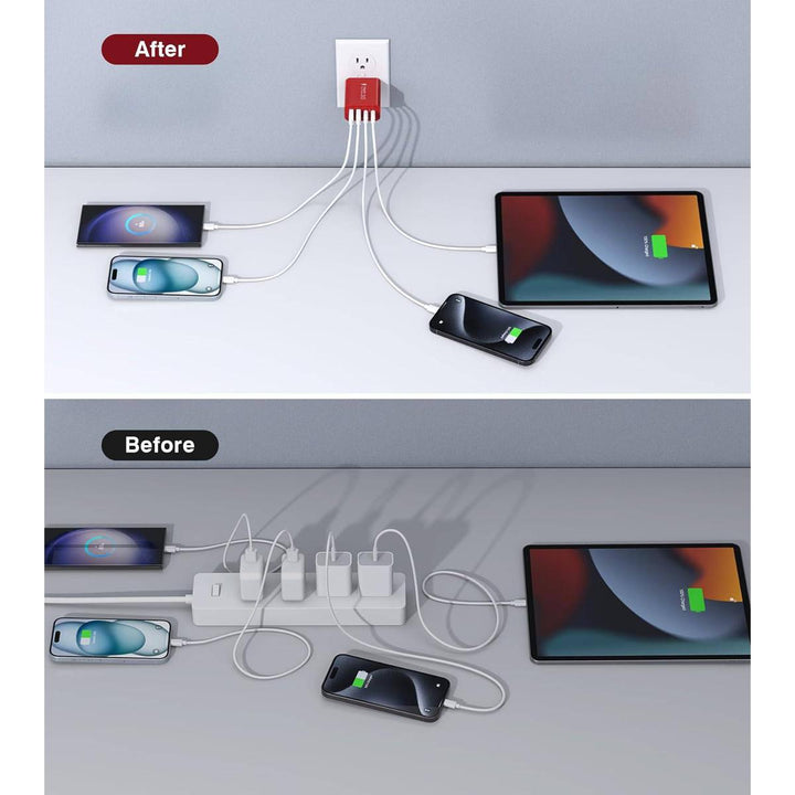 Dulums Red Duo Charger Set - DOKUTRONIX