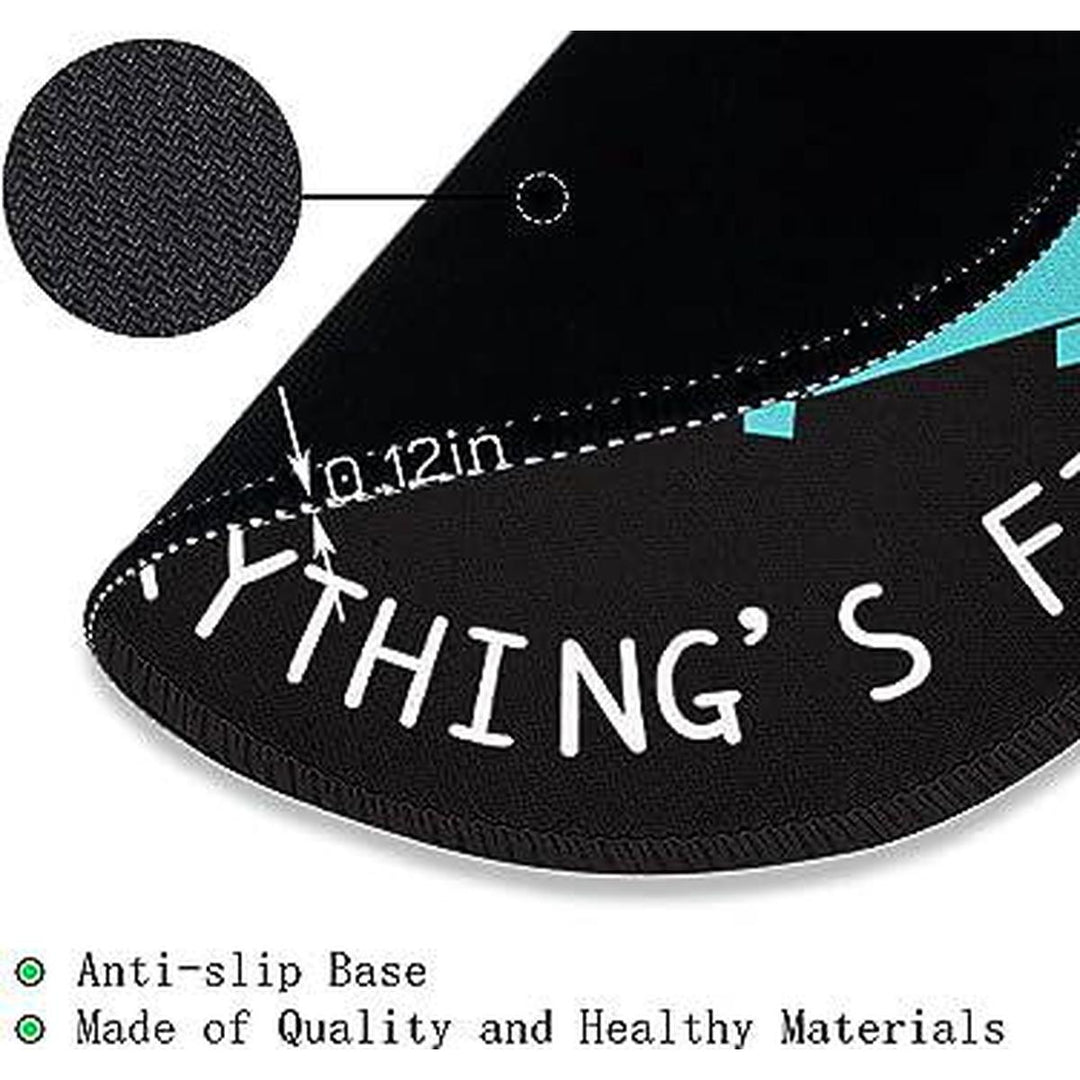 Blazing Dumpster Mouse Pad: 8.6-Inch Round Fun! - DOKUTRONIX