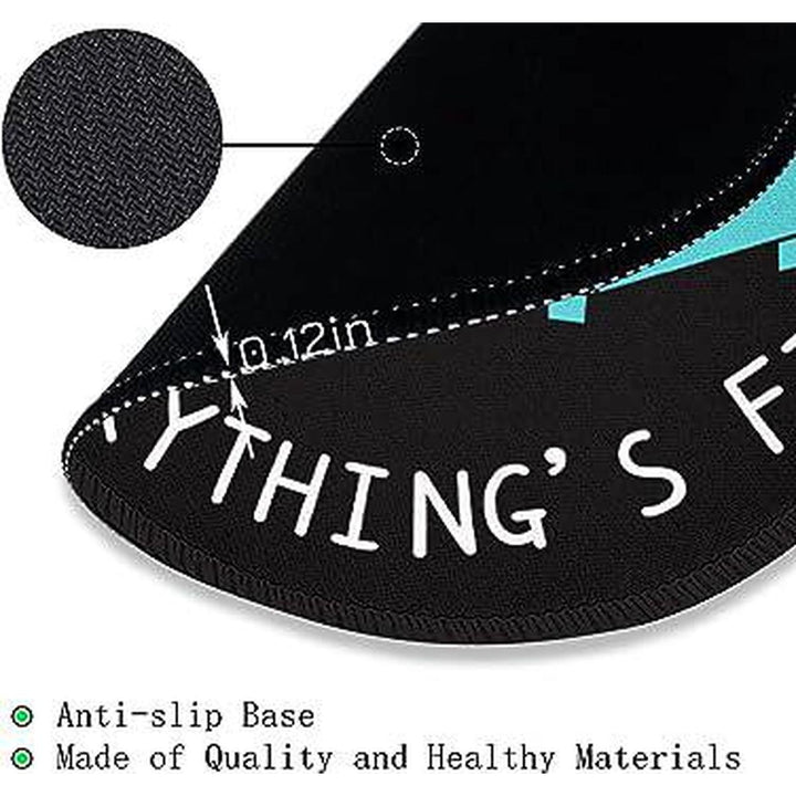 Blazing Dumpster Mouse Pad: 8.6-Inch Round Fun! - DOKUTRONIX
