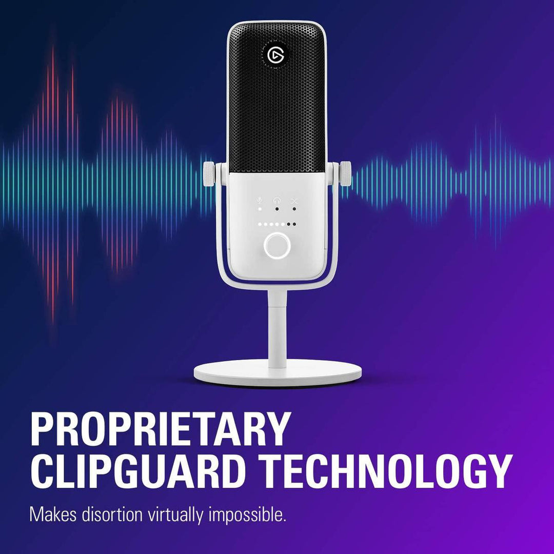 Elgato Wave:3 White - USB Condenser Mic - DOKUTRONIX