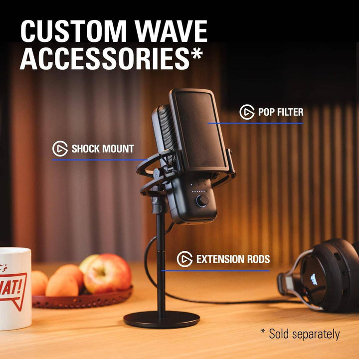 Elgato Wave:3 White - USB Condenser Mic - DOKUTRONIX