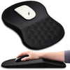 ErgoComfort Wrist Support Mouse Pad - Black Relief