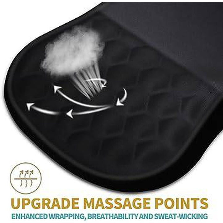 ErgoComfort Wrist Support Mouse Pad - Black Relief - DOKUTRONIX