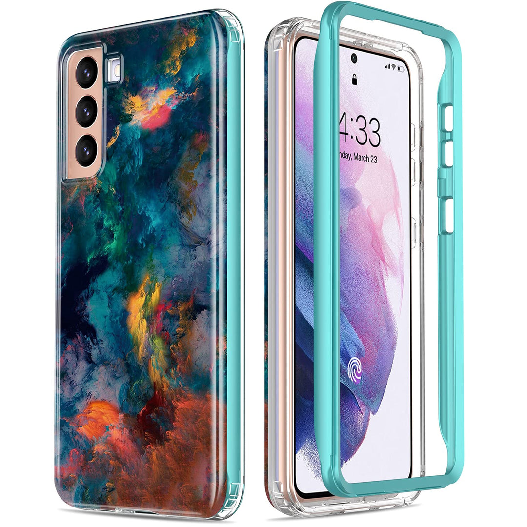 Galaxy S21 Glitter Marble Case - DOKUTRONIX