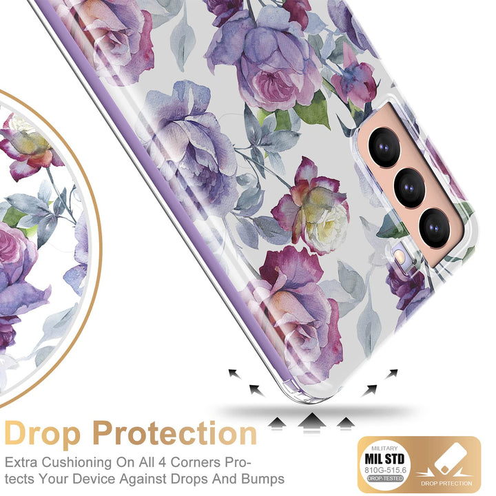 Galaxy S21 Glitter Marble Case - DOKUTRONIX
