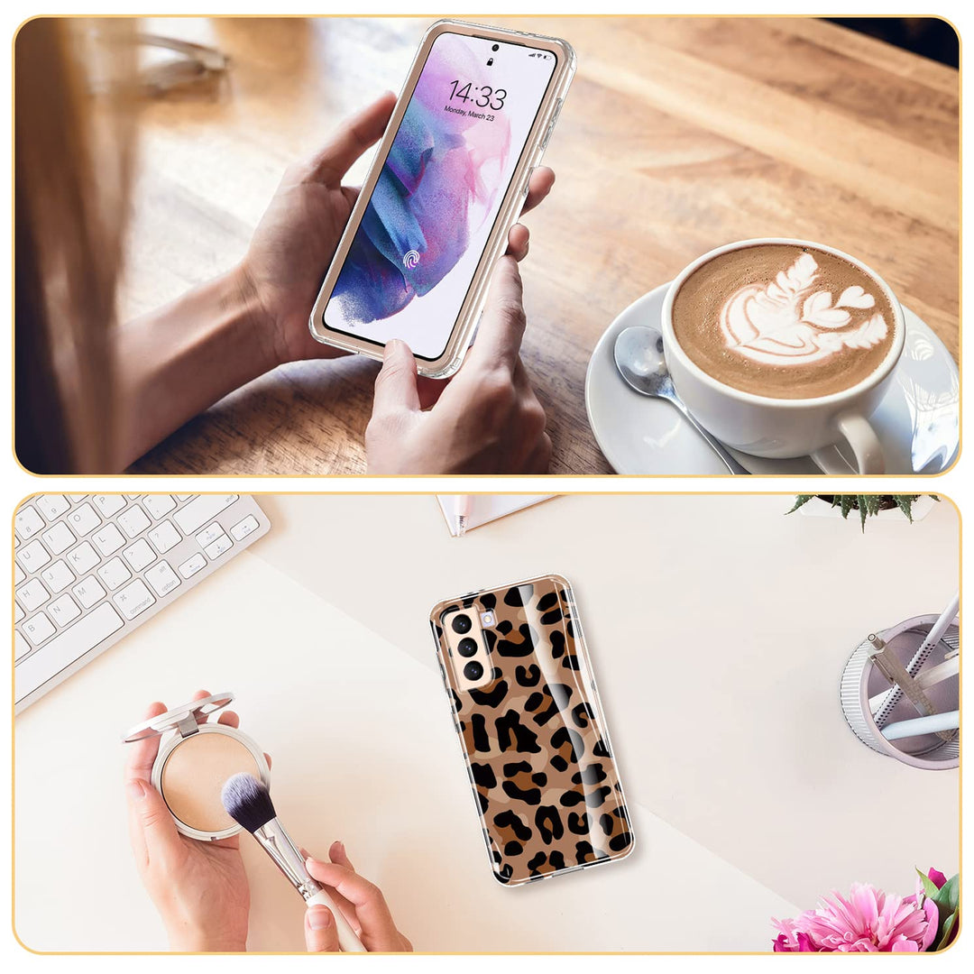 Galaxy S21 Glitter Marble Case - DOKUTRONIX