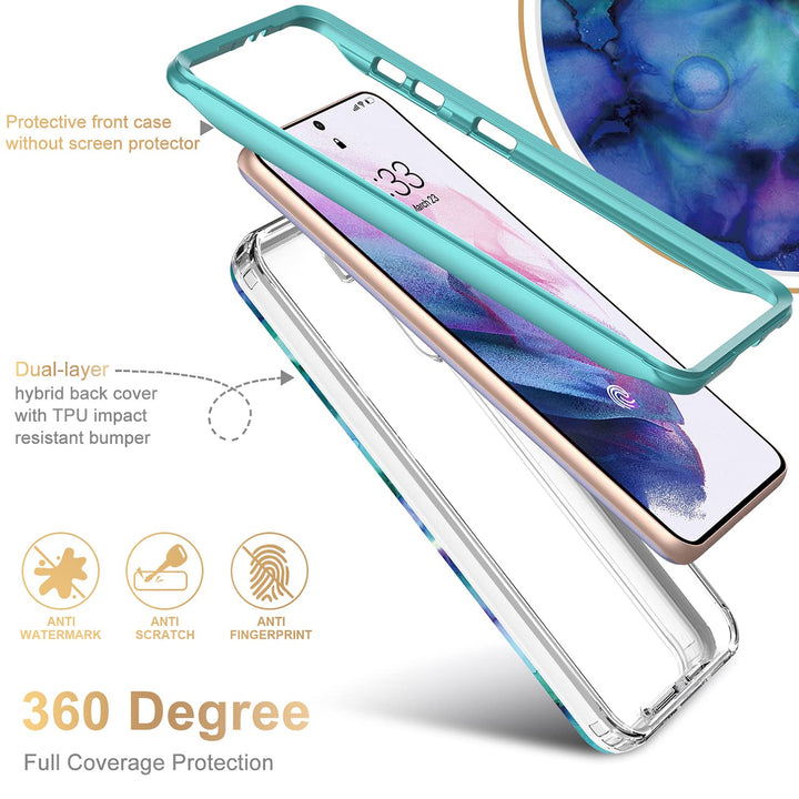 Galaxy S21 Glitter Marble Case - DOKUTRONIX