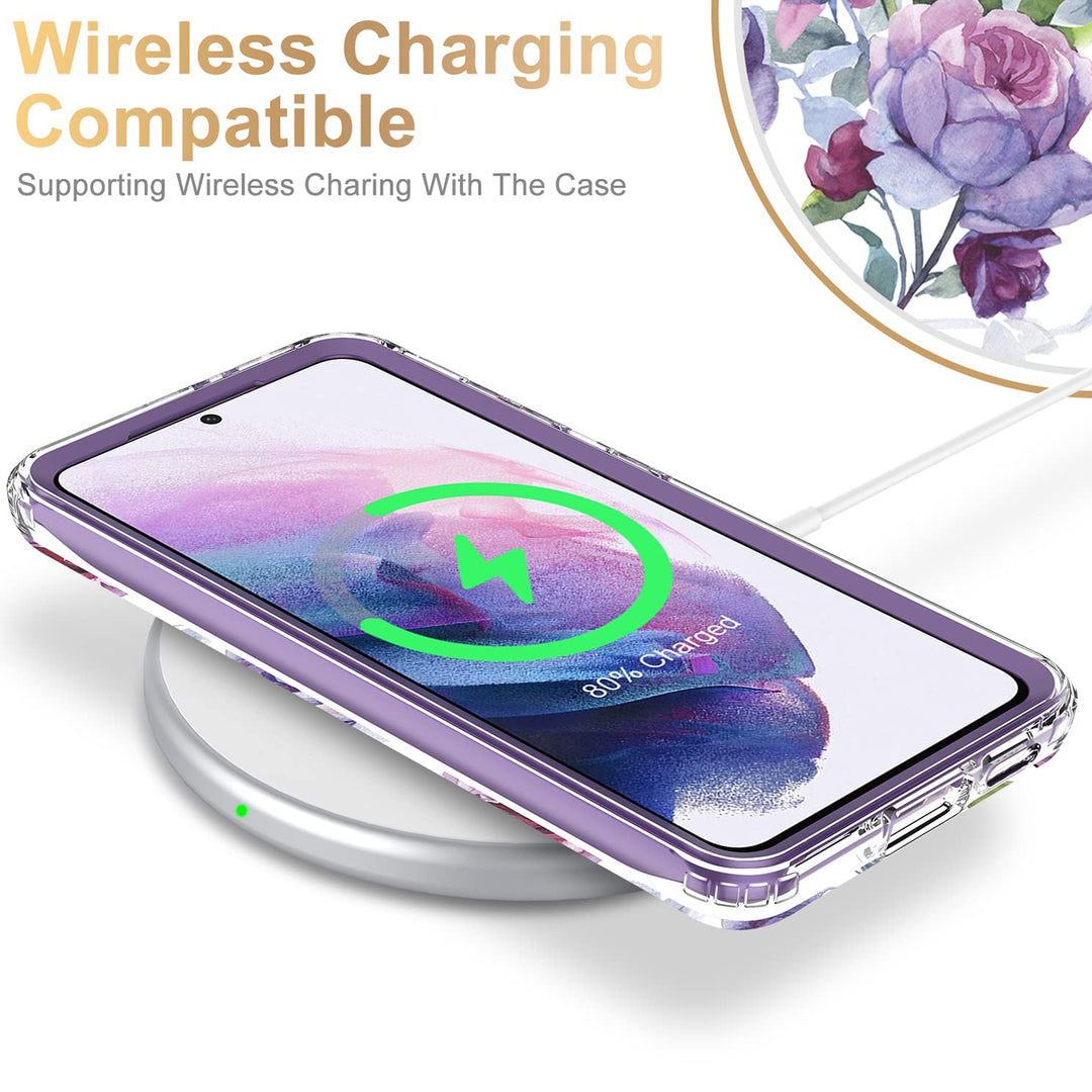 Galaxy S21 Glitter Marble Case - DOKUTRONIX