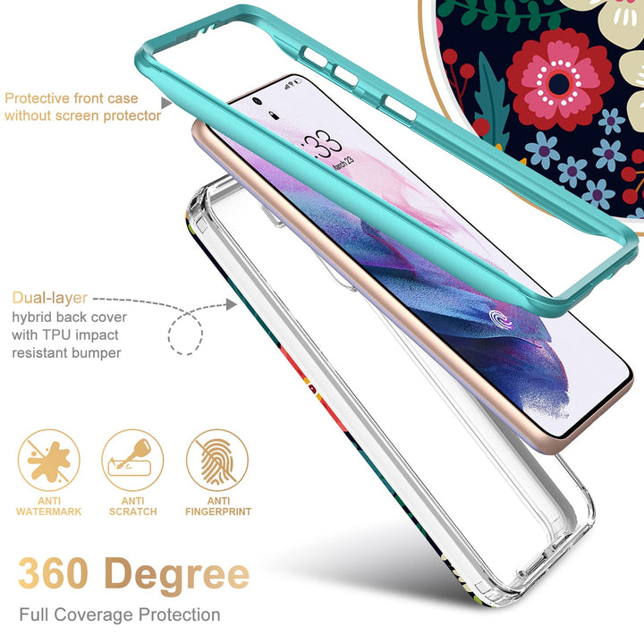 Galaxy S21 Glitter Marble Case - DOKUTRONIX