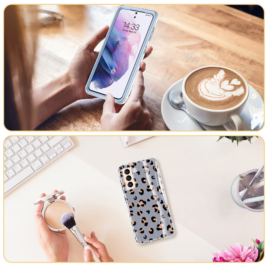 Galaxy S21 Glitter Marble Case - DOKUTRONIX