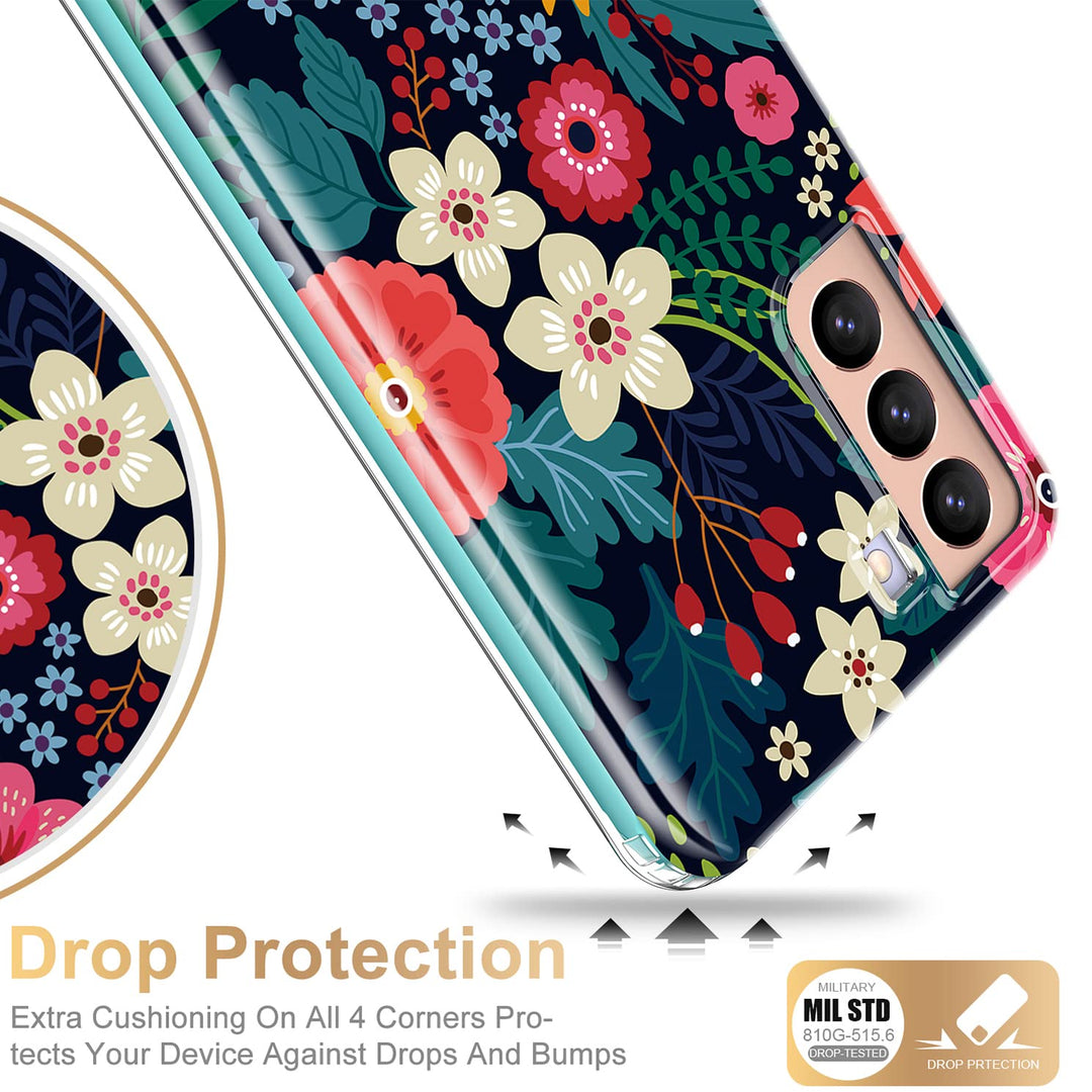 Galaxy S21 Glitter Marble Case - DOKUTRONIX