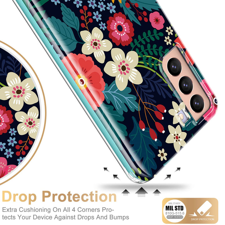 Galaxy S21 Glitter Marble Case - DOKUTRONIX