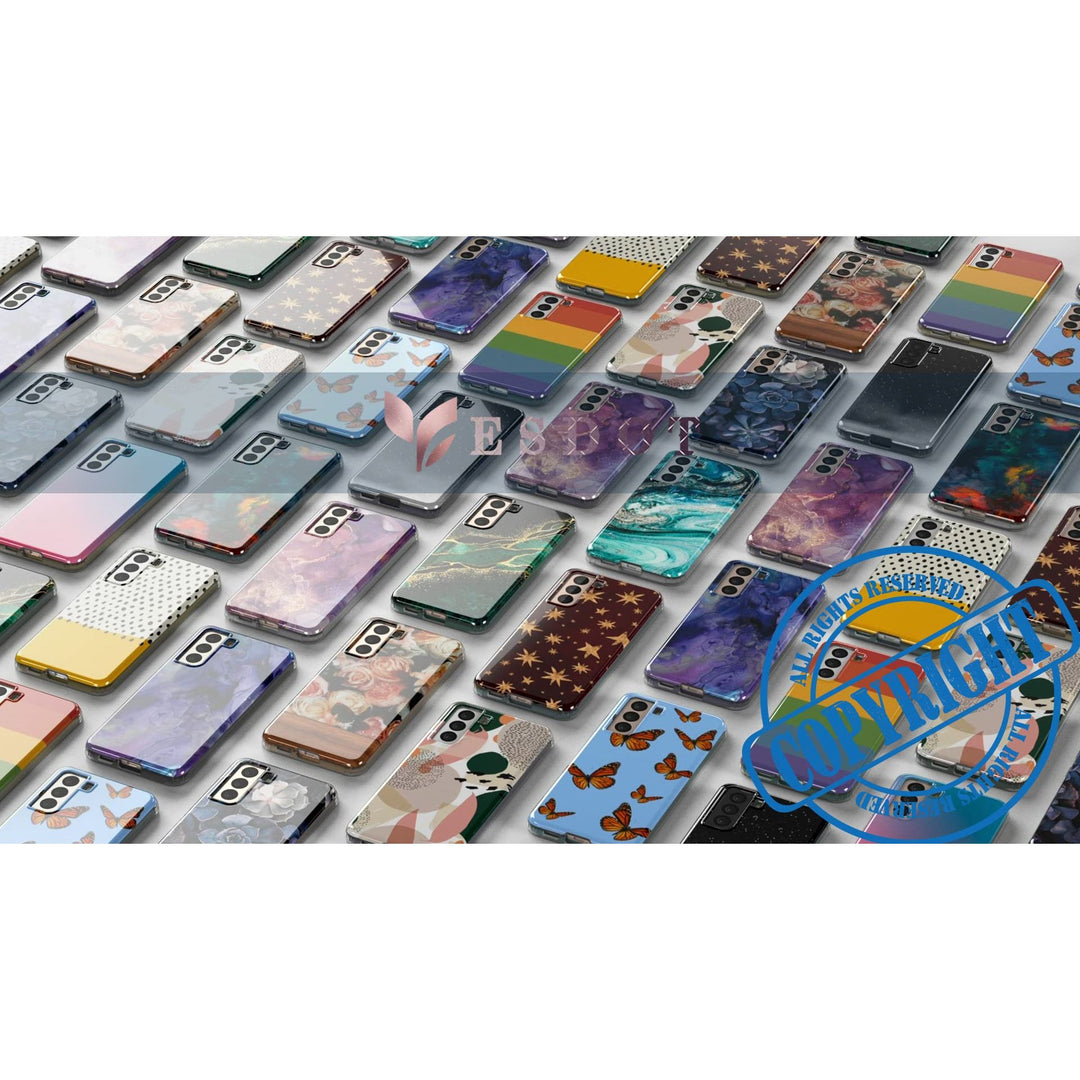 Galaxy S21 Glitter Marble Case - DOKUTRONIX