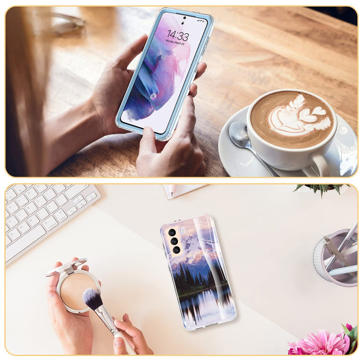 Galaxy S21 Glitter Marble Case - DOKUTRONIX