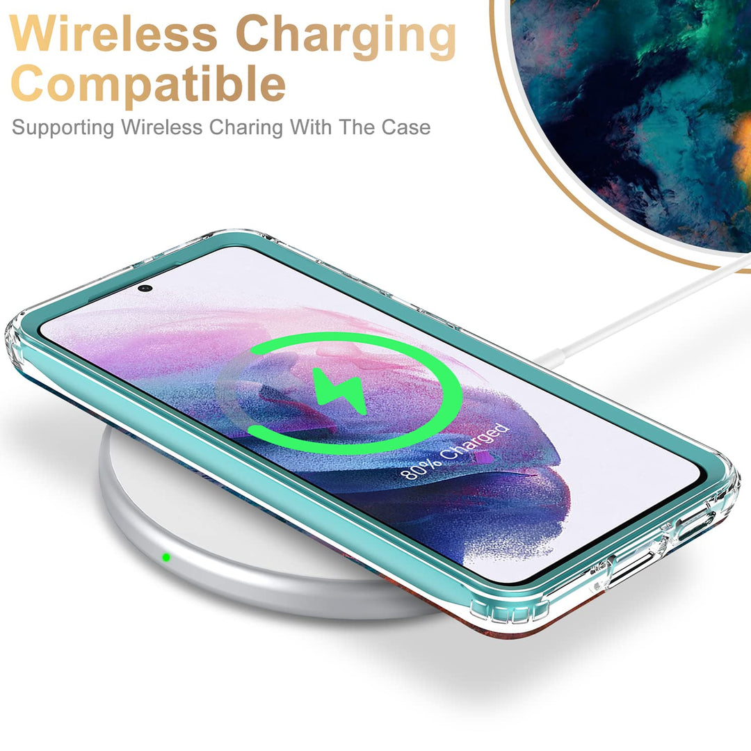 Galaxy S21 Glitter Marble Case - DOKUTRONIX