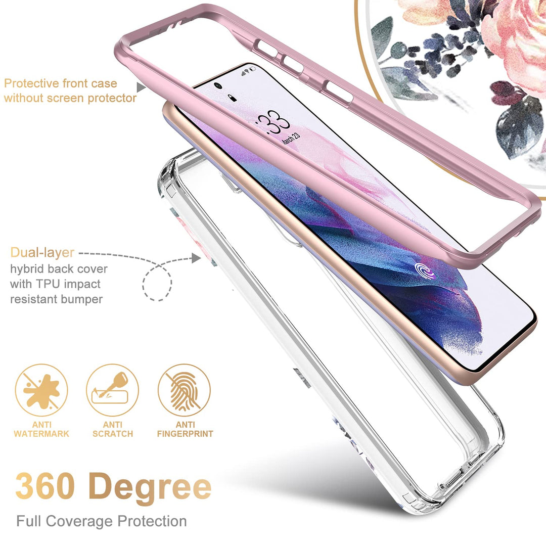 Galaxy S21 Glitter Marble Case - DOKUTRONIX