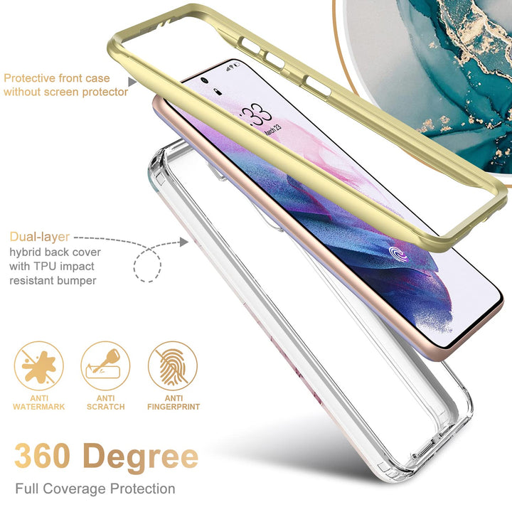 Galaxy S21 Glitter Marble Case - DOKUTRONIX