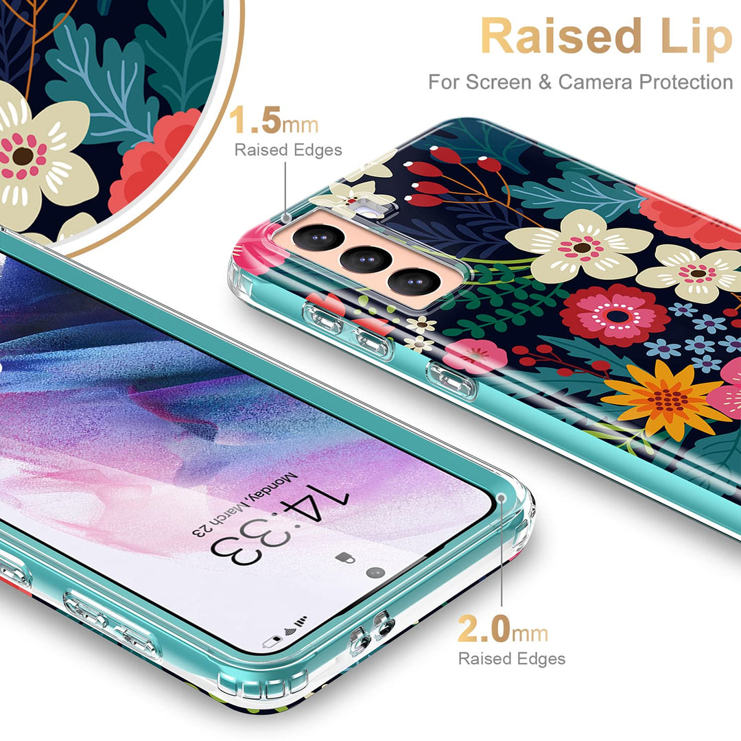 Galaxy S21 Glitter Marble Case - DOKUTRONIX