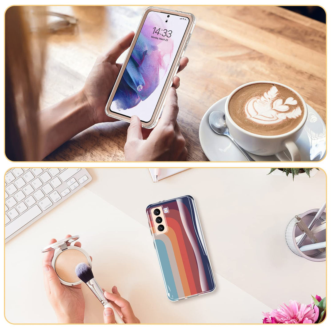 Galaxy S21 Glitter Marble Case - DOKUTRONIX