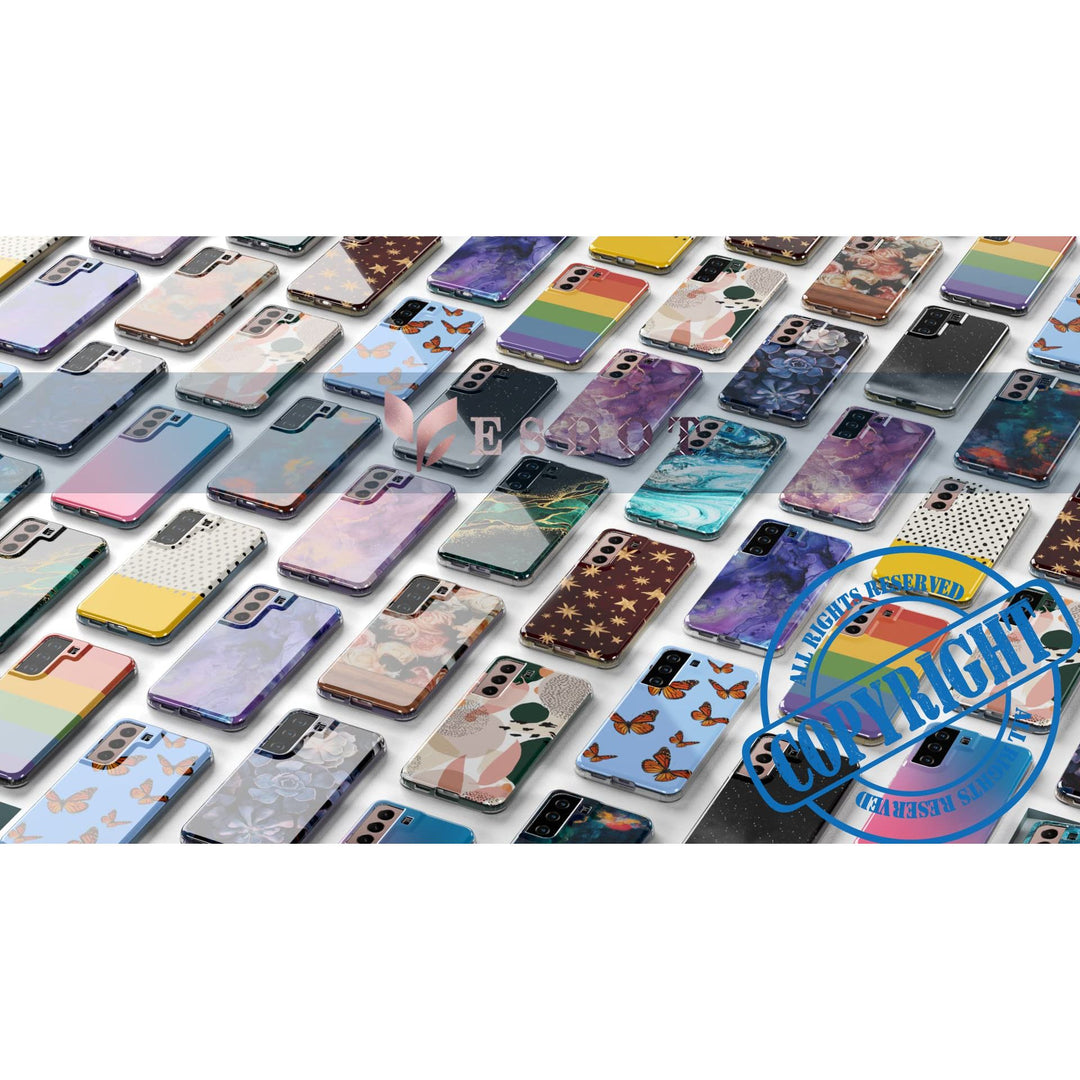 Galaxy S21 Glitter Marble Case - DOKUTRONIX