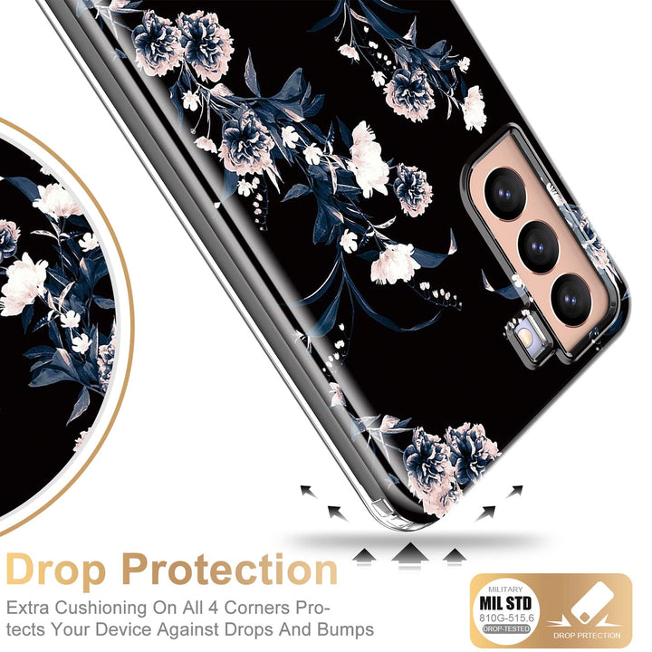 Galaxy S21 Glitter Marble Case - DOKUTRONIX