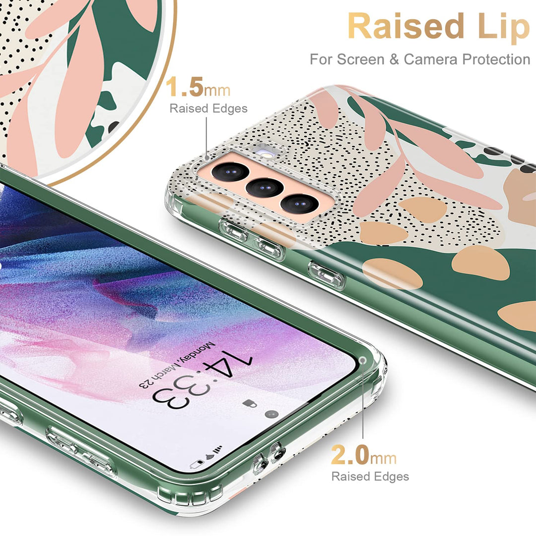 Galaxy S21 Glitter Marble Case - DOKUTRONIX