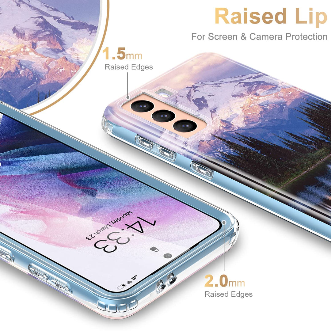 Galaxy S21 Glitter Marble Case - DOKUTRONIX