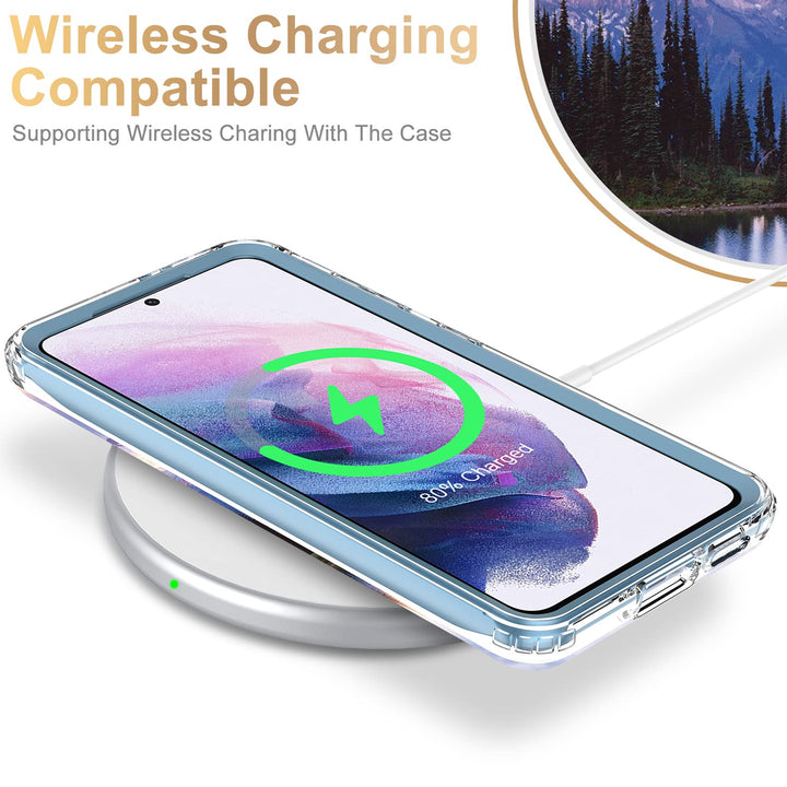 Galaxy S21 Glitter Marble Case - DOKUTRONIX