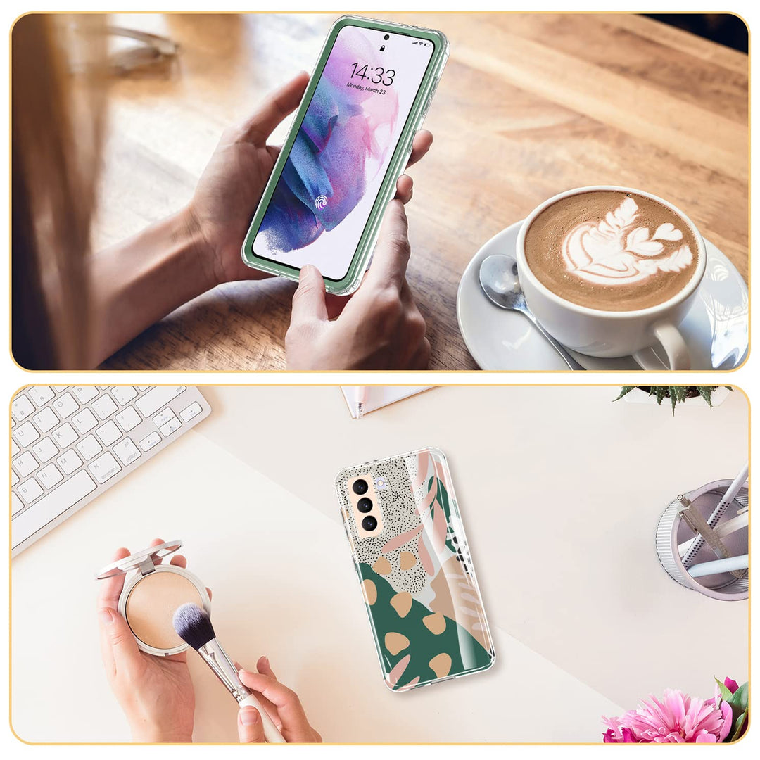 Galaxy S21 Glitter Marble Case - DOKUTRONIX